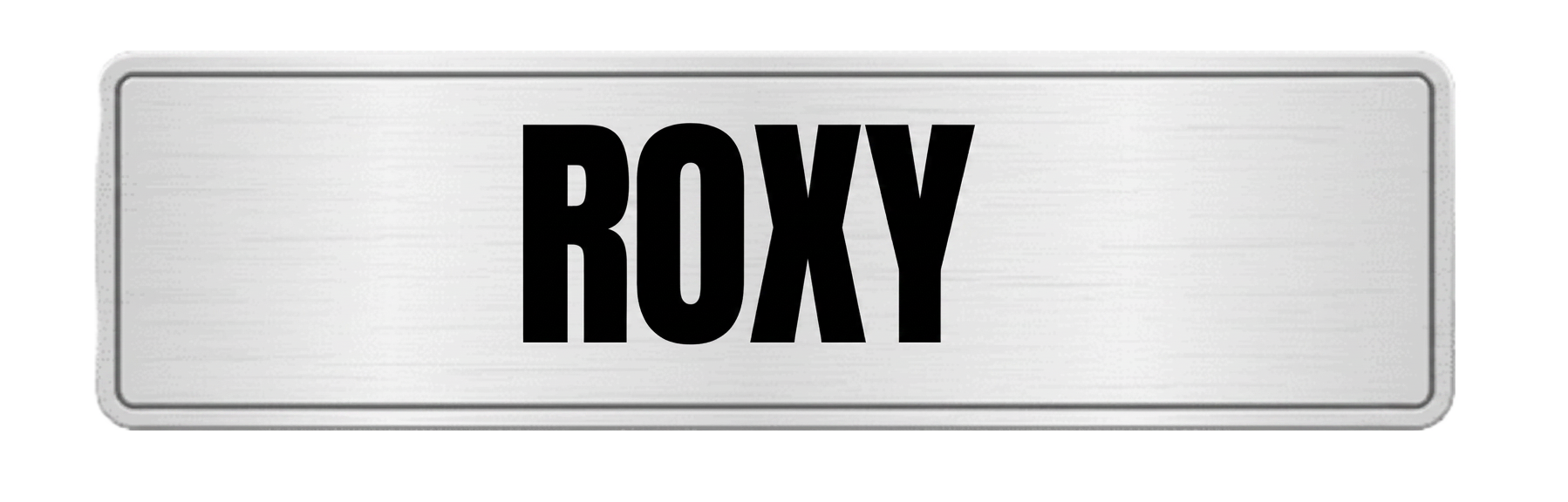 ROXY nameplate