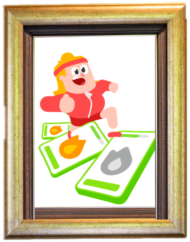 Illustrated portrait of Scott